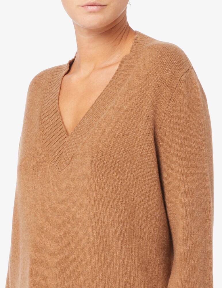 rinascente Pure Cashmere V-neck sweater with cuffs slits