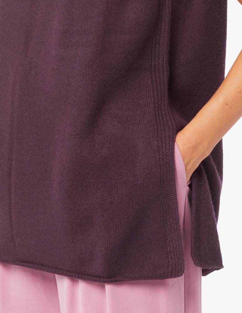 rinascente Pure Cashmere Gilet lungo collo alto