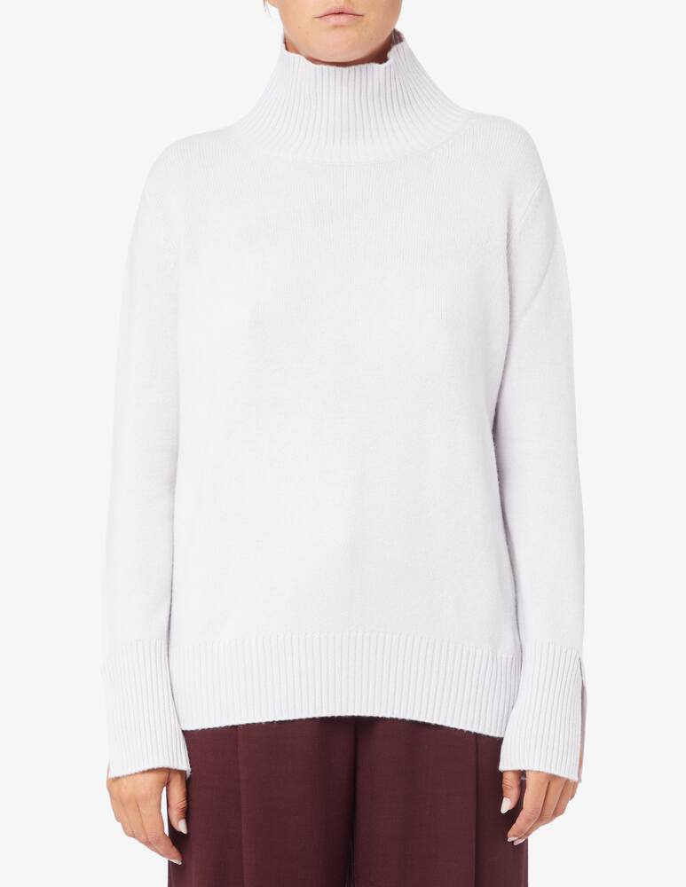 Pure Cashmere Maglione collo lupetto con spacchi polso - immagine 1 Pure Cashmere Maglione collo lupetto con spacchi polso - immagine 1