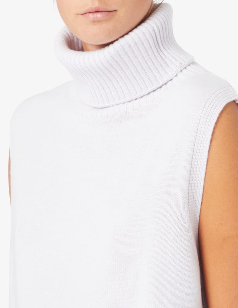 Pure Cashmere Long high neck vest - picture 4 Pure Cashmere Long high neck vest - picture 4