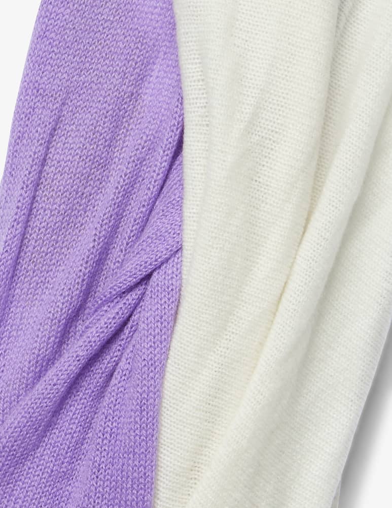 Pure Cashmere Scaldacollo bicolore - immagine 3 Pure Cashmere Scaldacollo bicolore - immagine 3