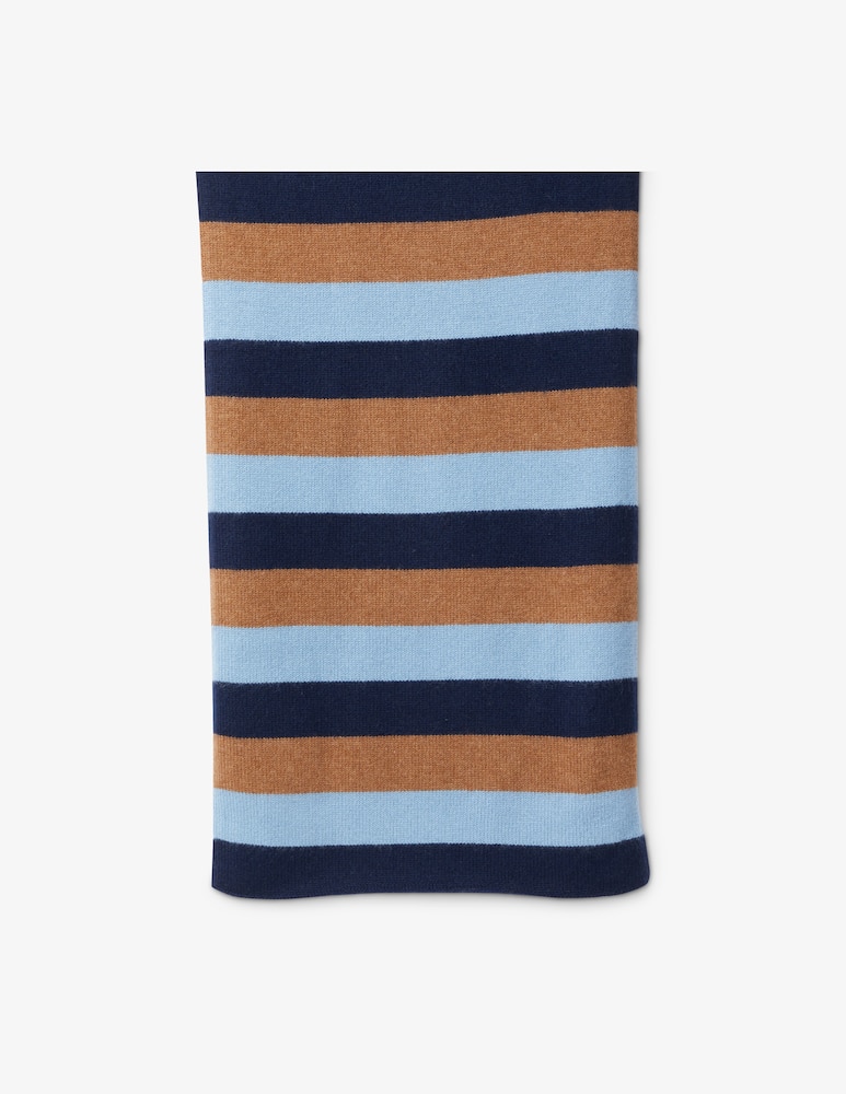 Pure Cashmere Sciarpa rigata 35x160 - immagine 1 Pure Cashmere Sciarpa rigata 35x160 - immagine 1
