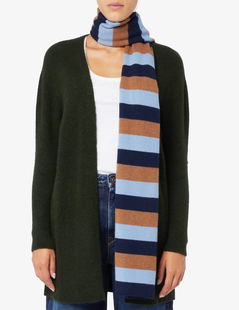 rinascente Pure Cashmere Sciarpa rigata 35x160