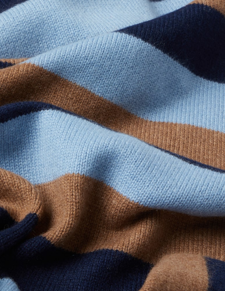 Pure Cashmere Sciarpa rigata 35x160 - immagine 3 Pure Cashmere Sciarpa rigata 35x160 - immagine 3