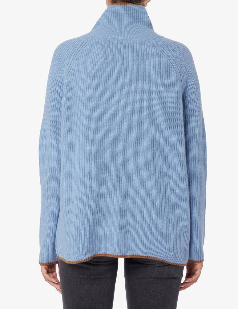 rinascente Pure Cashmere Maglione collo alto maglia inglese