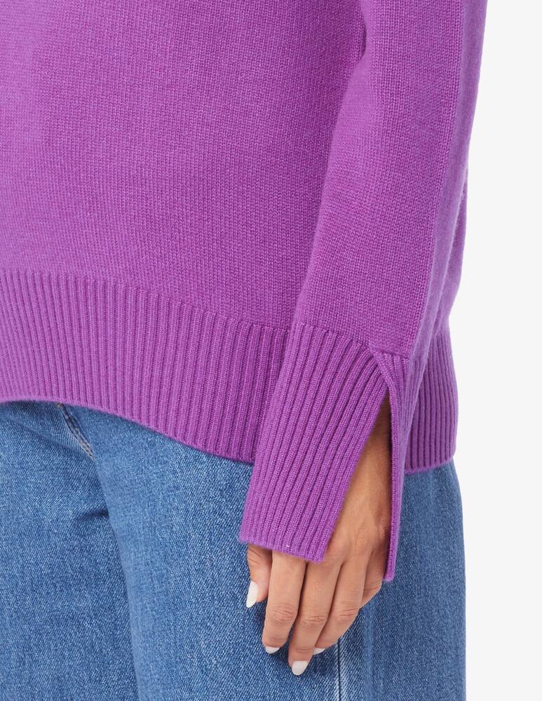 rinascente Pure Cashmere V-neck sweater with cuffs slits