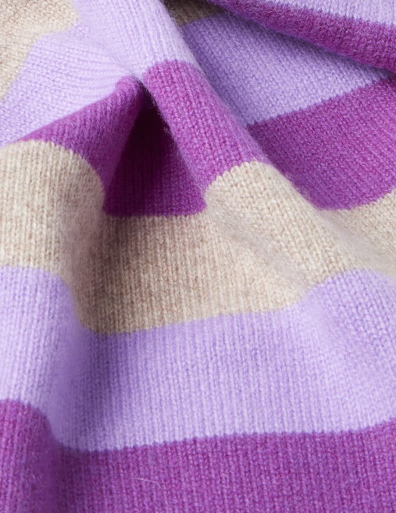 Pure Cashmere Sciarpa rigata 35x160 - immagine 3 Pure Cashmere Sciarpa rigata 35x160 - immagine 3