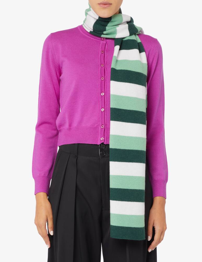 rinascente Pure Cashmere Sciarpa rigata 35x160