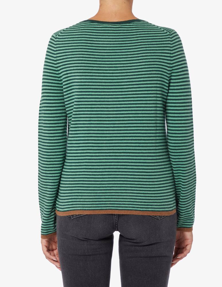 rinascente Pure Cashmere Tricolor striped sweater