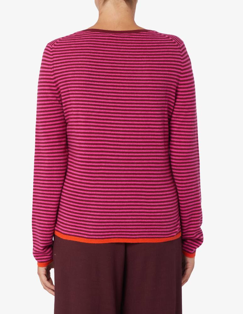 rinascente Pure Cashmere Maglione tricolore a righe