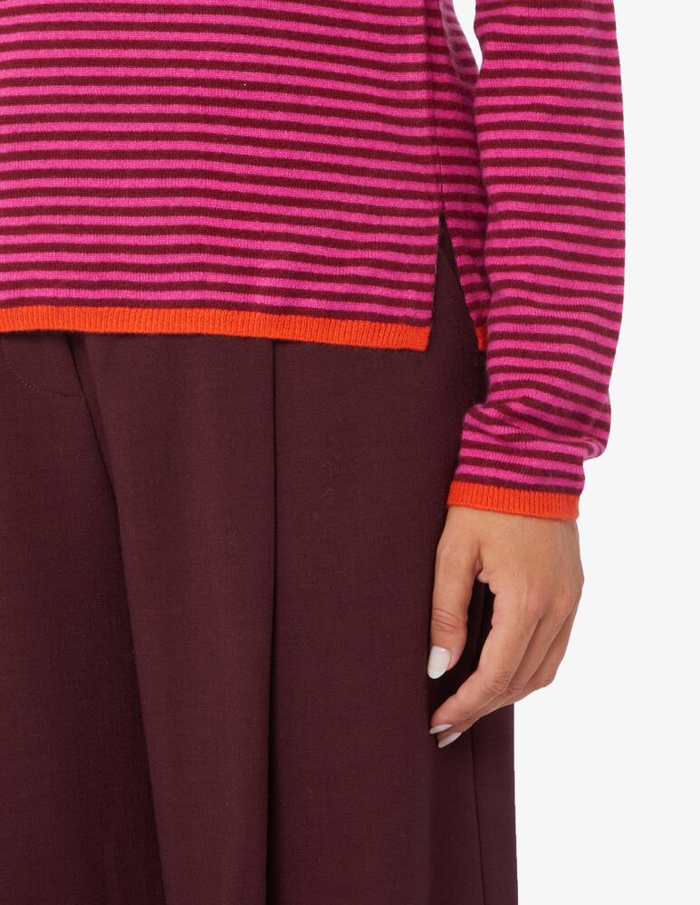 rinascente Pure Cashmere Maglione tricolore a righe