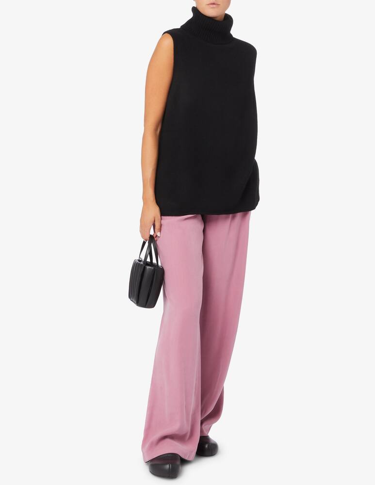 rinascente Pure Cashmere Gilet lungo collo alto