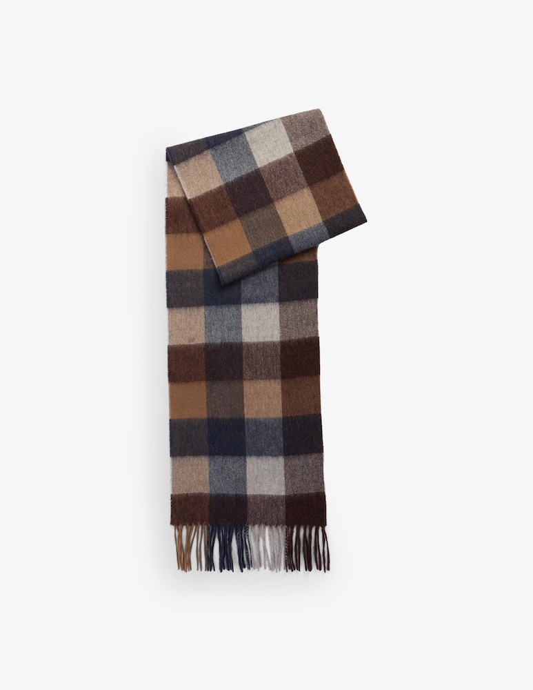 rinascente Barbour Tattersall check scarf