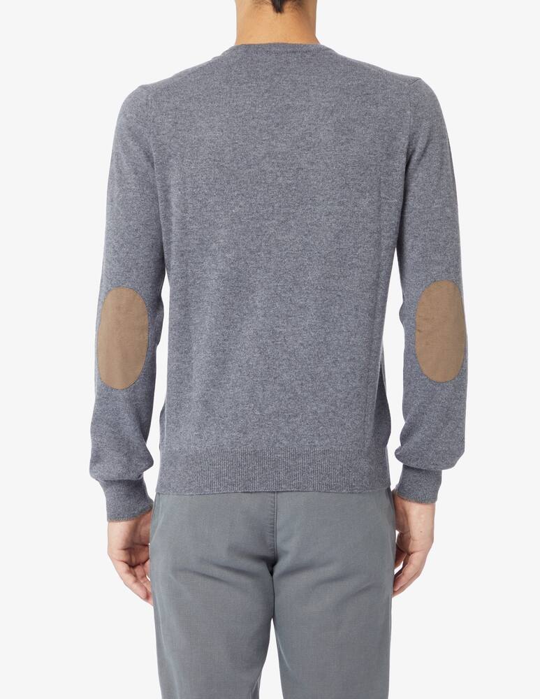 rinascente Pure Cashmere Maglia scollo a v con toppe