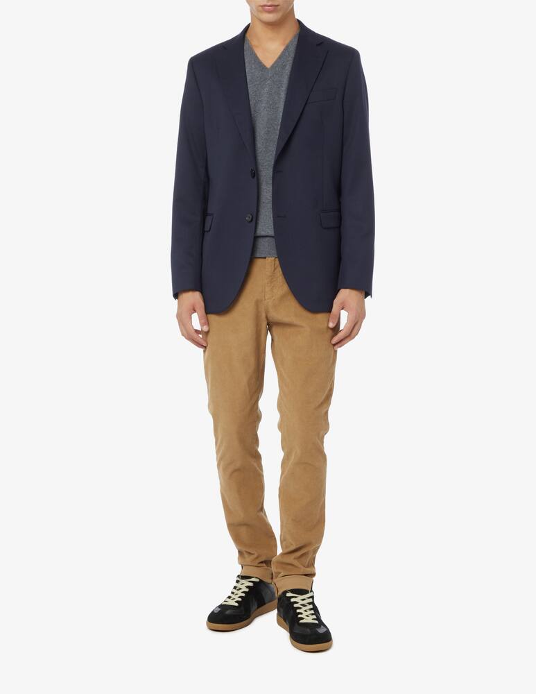 rinascente Pure Cashmere Maglia scollo a v con toppe