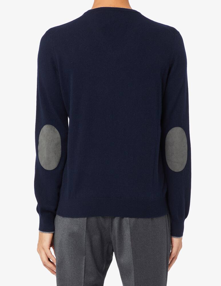 rinascente Pure Cashmere Patches v neck jumper