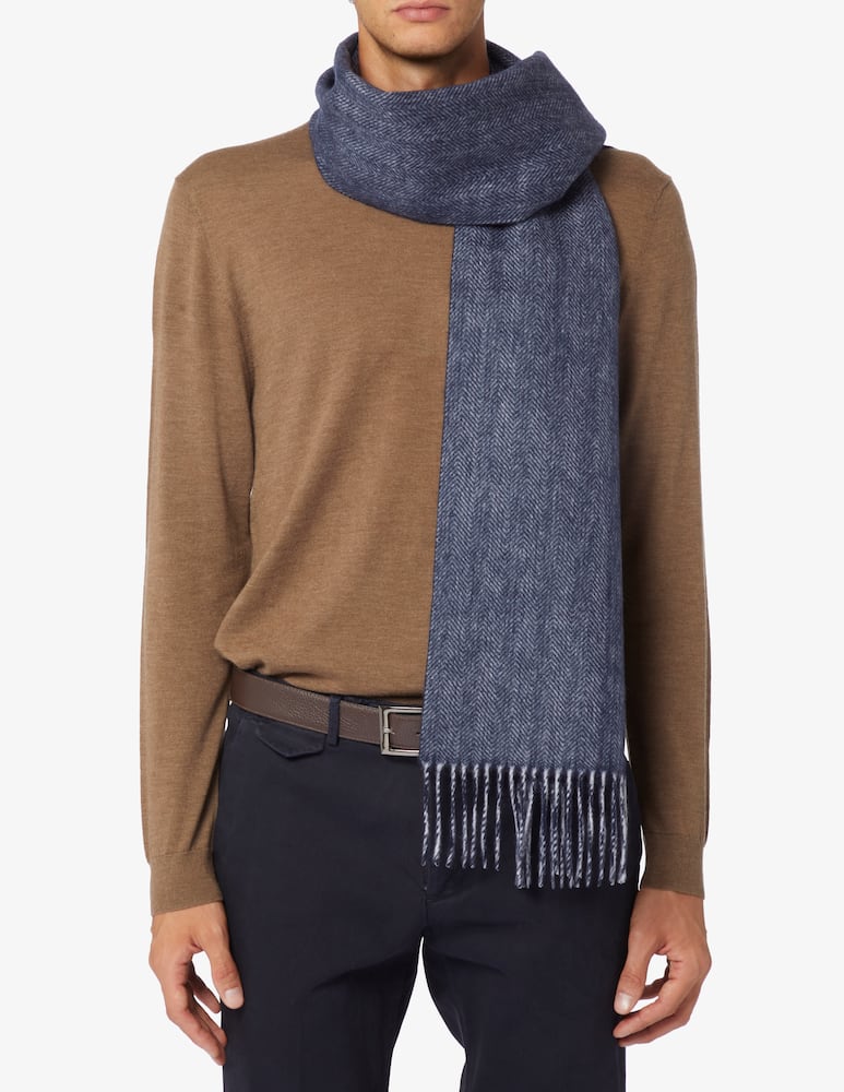 Pure Cashmere Sciarpa double harringbone - immagine 2 Pure Cashmere Sciarpa double harringbone - immagine 2