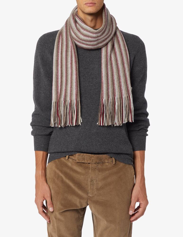 Pure Cashmere Sciarpa multirighe - immagine 2 Pure Cashmere Sciarpa multirighe - immagine 2