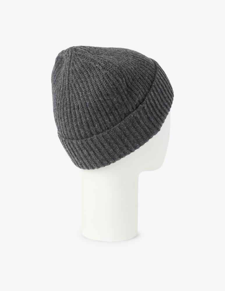 rinascente Pure Cashmere English ribbed beanie