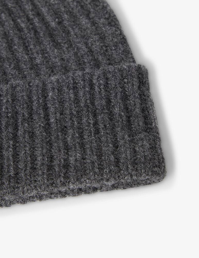 rinascente Pure Cashmere English ribbed beanie