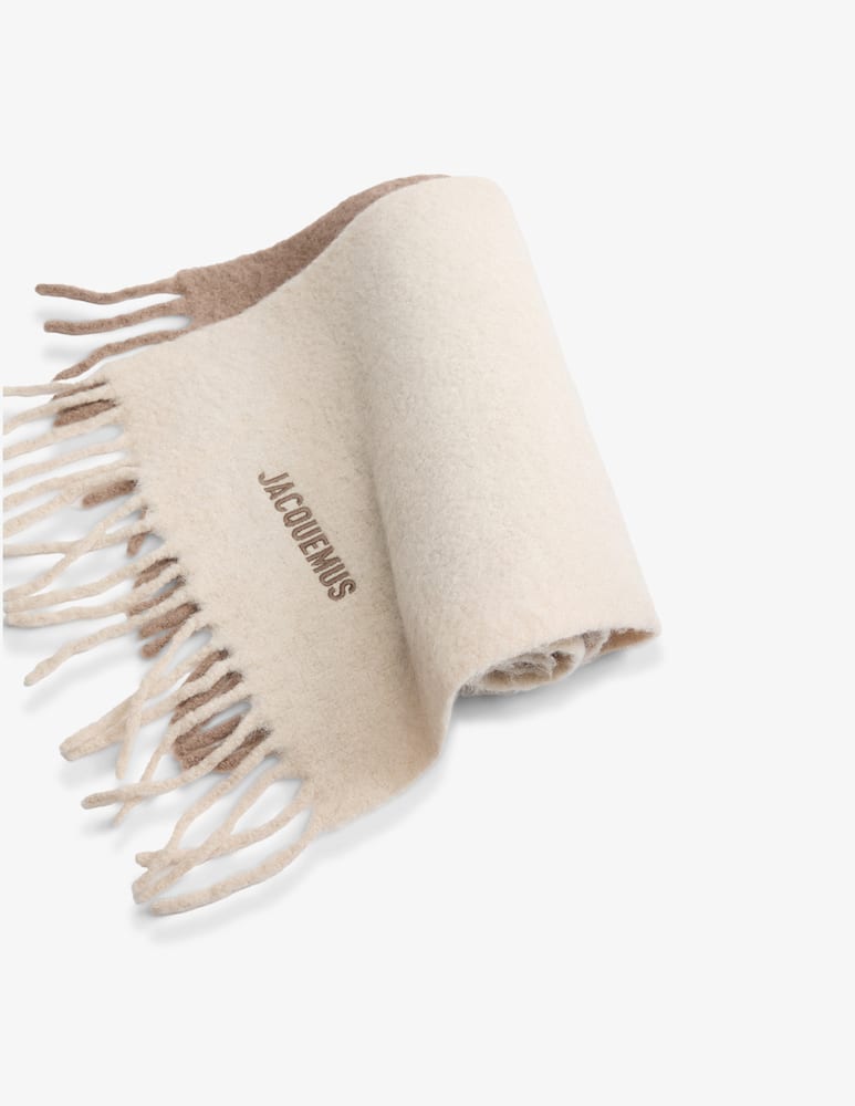 rinascente Jacquemus Moisson fringed scarf