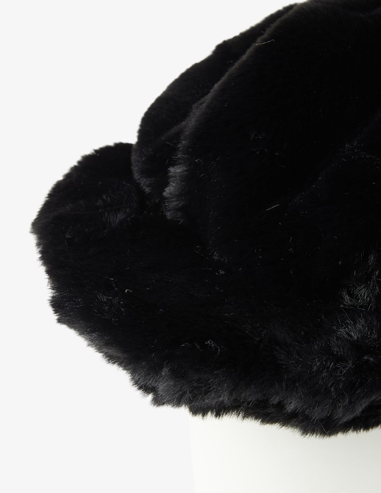 rinascente Rinascente Collection Visiera pelliccia sintetica