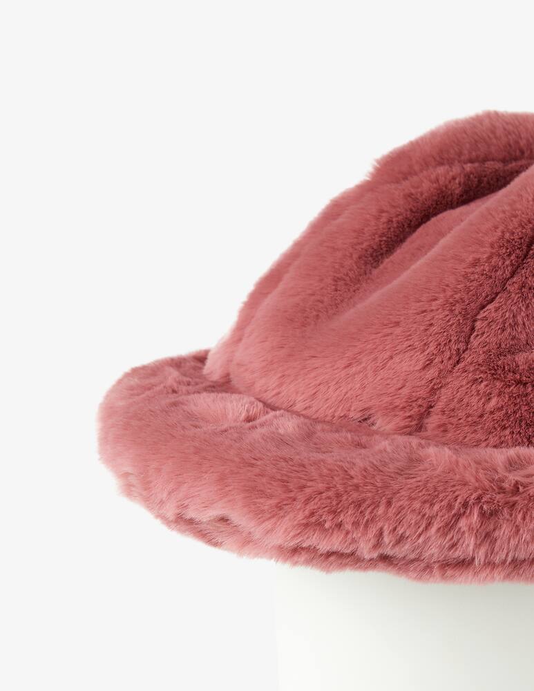 rinascente Rinascente Collection Visiera pelliccia sintetica