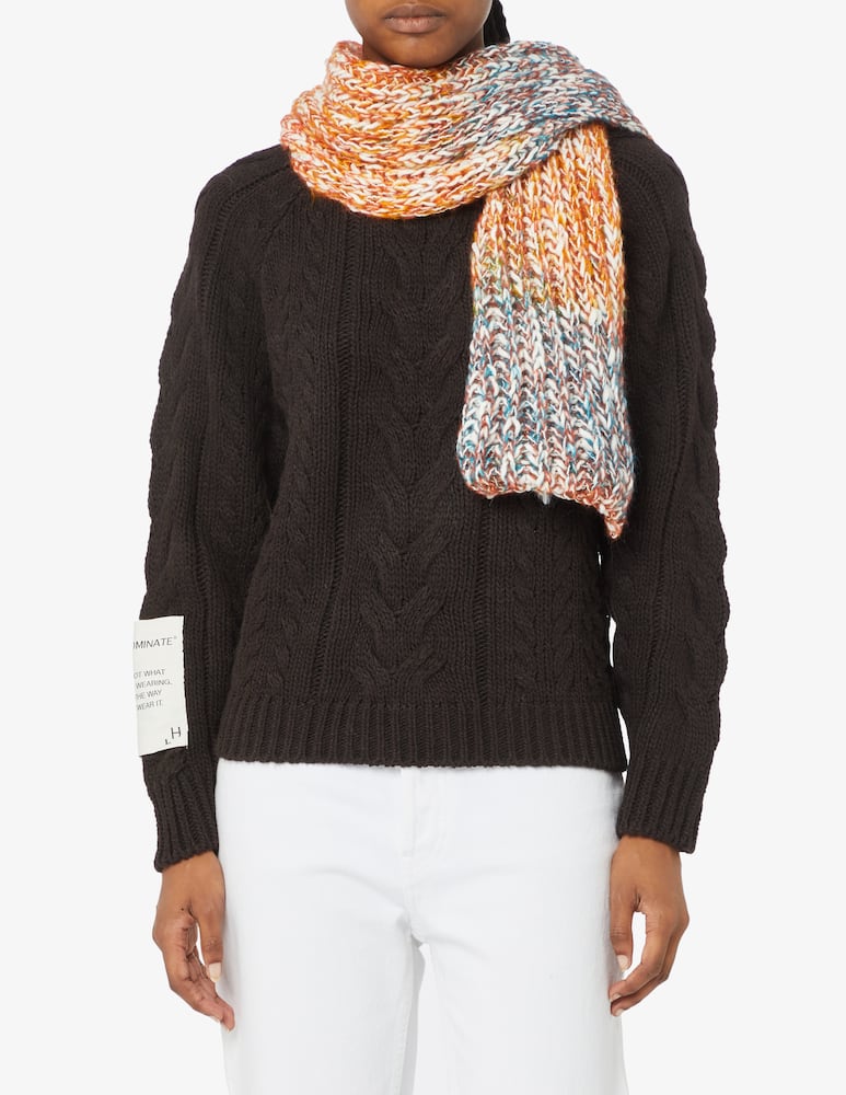 Rinascente Collection Flame fringe scarf - picture 2 Rinascente Collection Flame fringe scarf - picture 2