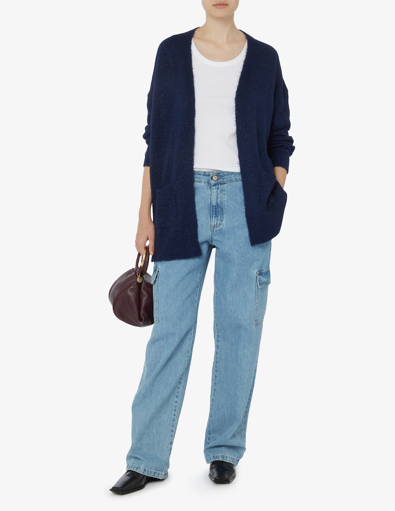 Rinascente Collection Cardigan con tasche e spacchi - immagine 2 Rinascente Collection Cardigan con tasche e spacchi - immagine 2