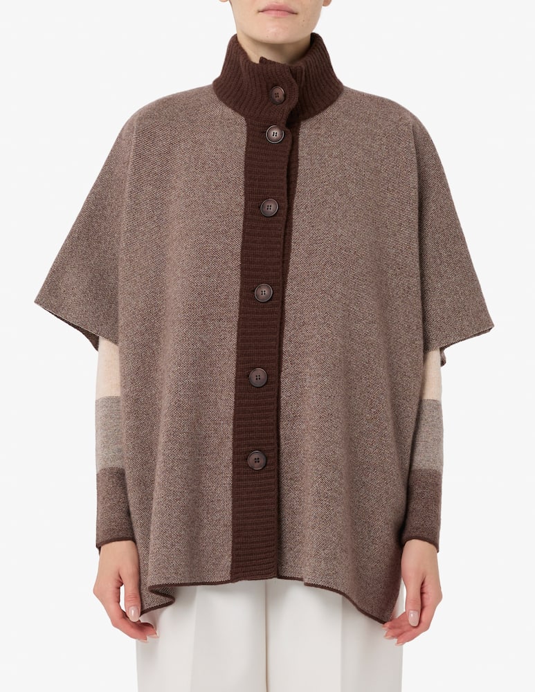 Elizabeth Ascot Cappa con bottoni in misto lana e cashmere - immagine 1 Elizabeth Ascot Cappa con bottoni in misto lana e cashmere - immagine 1