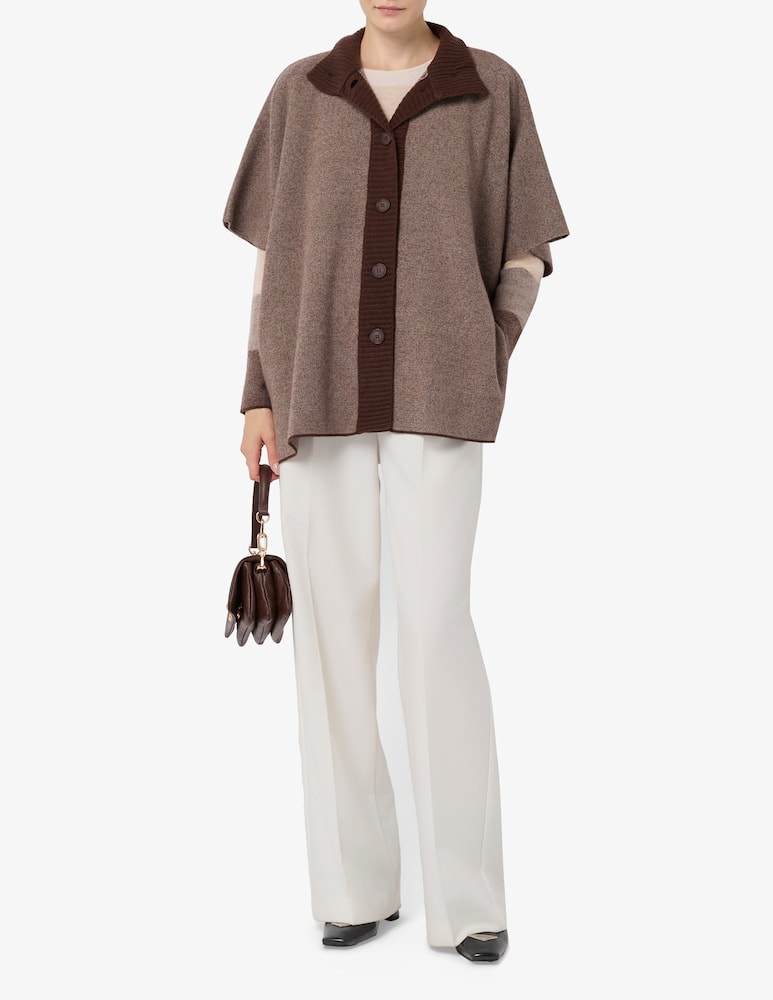Elizabeth Ascot Cappa con bottoni in misto lana e cashmere - immagine 2 Elizabeth Ascot Cappa con bottoni in misto lana e cashmere - immagine 2