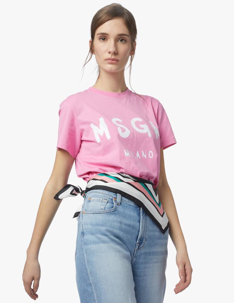rinascente MSGM T-shirt in cotone con logo