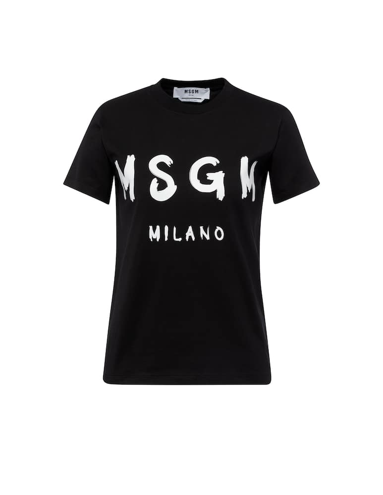 MSGM T-shirt in cotone con logo - immagine 3 MSGM T-shirt in cotone con logo - immagine 3