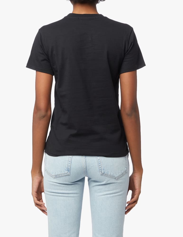 MSGM T-shirt in cotone con logo - immagine 2 MSGM T-shirt in cotone con logo - immagine 2