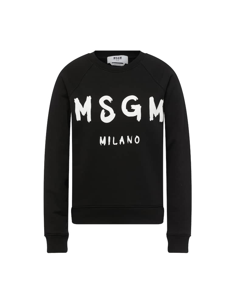 rinascente MSGM Felpa manica lunga in cotone con logo