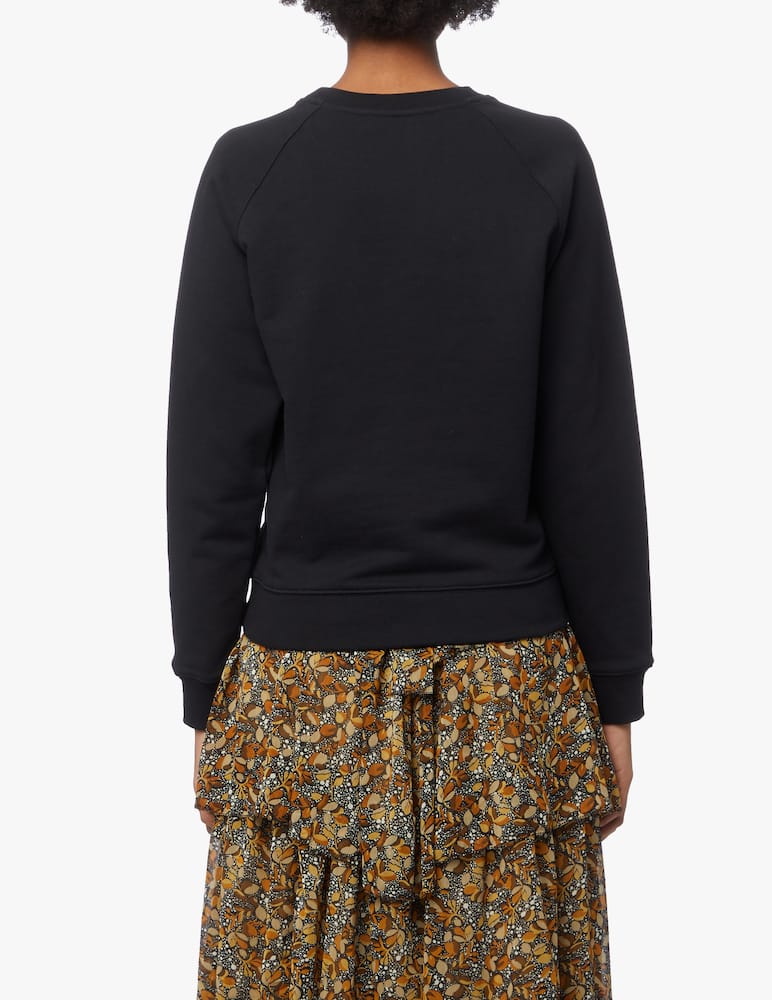 MSGM Felpa manica lunga in cotone con logo - immagine 3 MSGM Felpa manica lunga in cotone con logo - immagine 3
