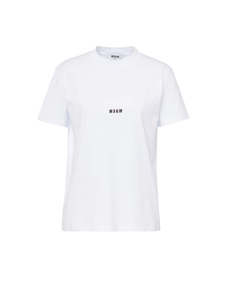 MSGM T-shirt con logo girocollo in cotone - immagine 5 MSGM T-shirt con logo girocollo in cotone - immagine 5