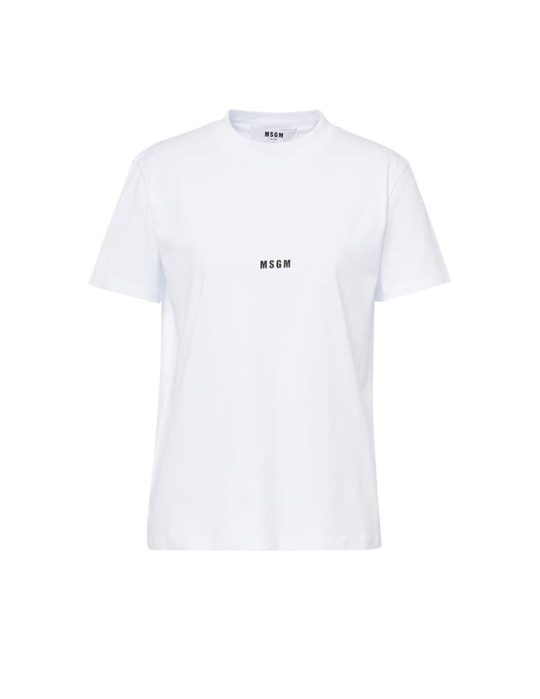 rinascente MSGM T-shirt con logo girocollo in cotone