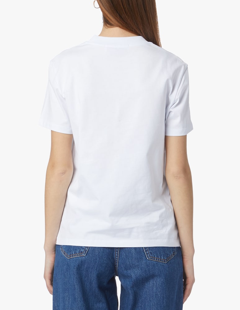 MSGM T-shirt con logo girocollo in cotone - immagine 3 MSGM T-shirt con logo girocollo in cotone - immagine 3
