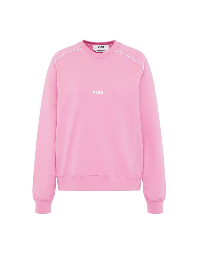 MSGM Felpa in cotone con logo - immagine 4 MSGM Felpa in cotone con logo - immagine 4