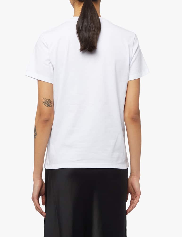 MSGM T-shirt in cotone con logo - immagine 2 MSGM T-shirt in cotone con logo - immagine 2