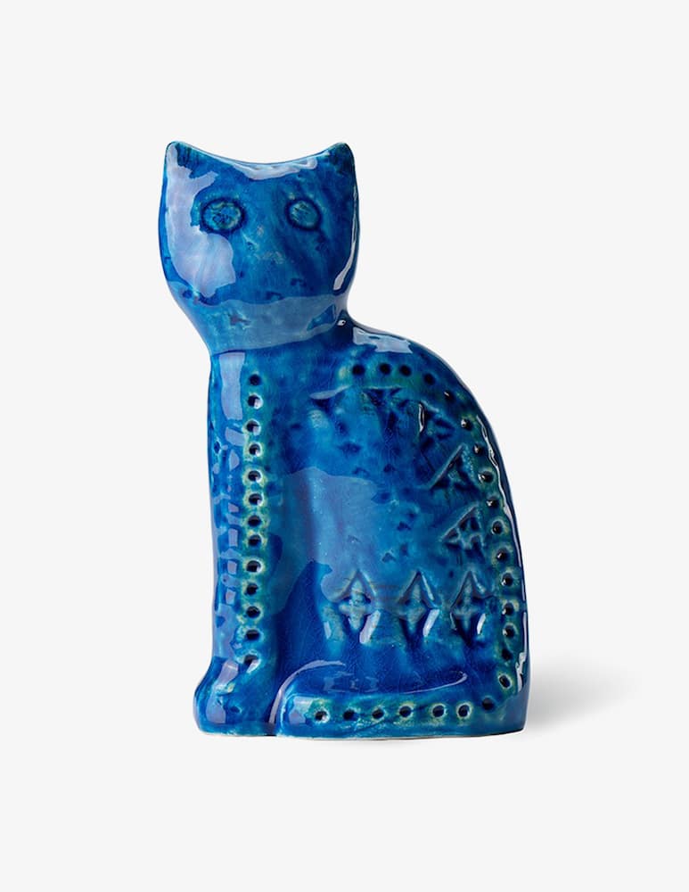 rinascente Bitossi Ceramiche Figura di Gatto Seduto