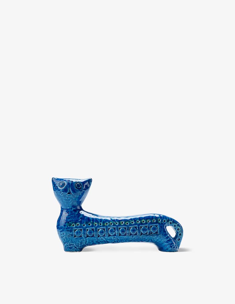 rinascente Bitossi Ceramiche Figura di Gatto Lungo