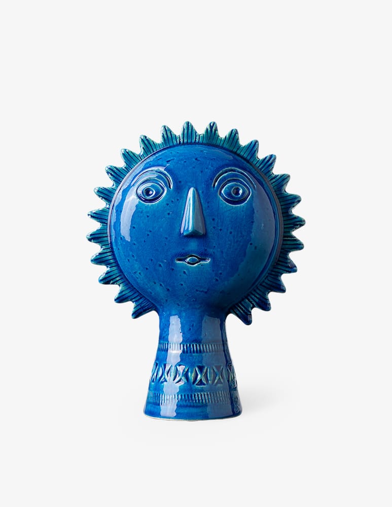 rinascente Bitossi Ceramiche Miniatura Figura di Sole Rimini