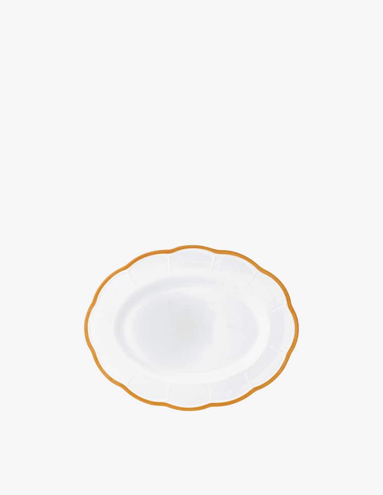 rinascente Bitossi Ceramiche Petalo Oval Serving Plate 35cm