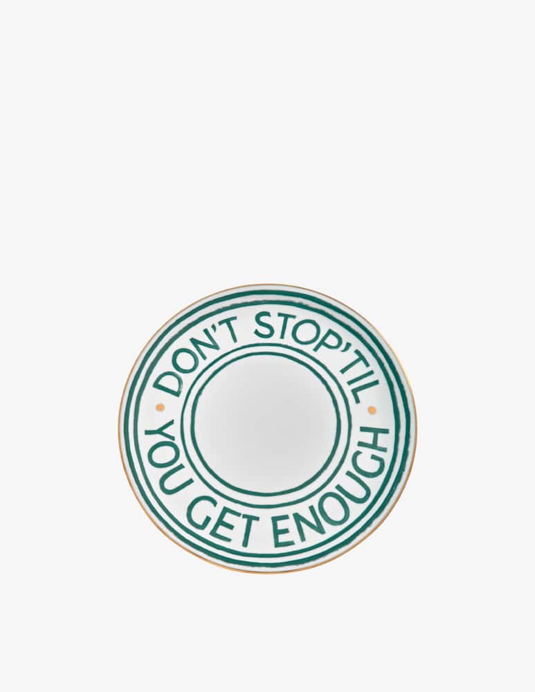 rinascente Bitossi Ceramiche Pizza Plate Dont Stop