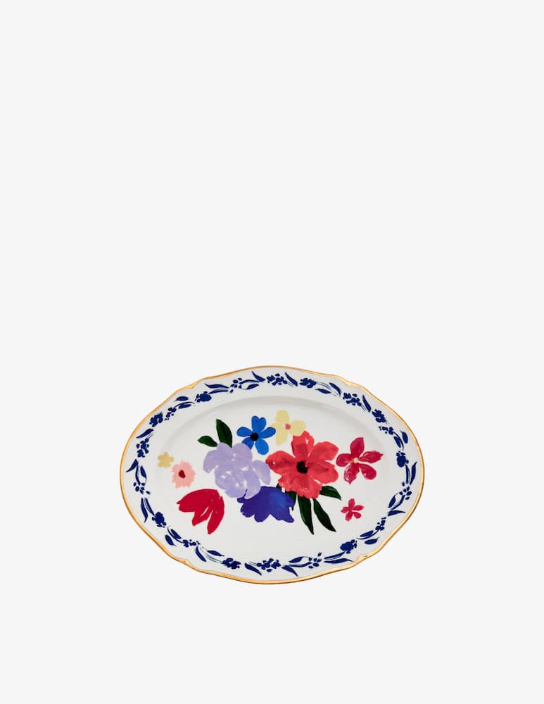 Bitossi Painted Oval Tray 35 cm - picture 1 Bitossi Painted Oval Tray 35 cm - picture 1