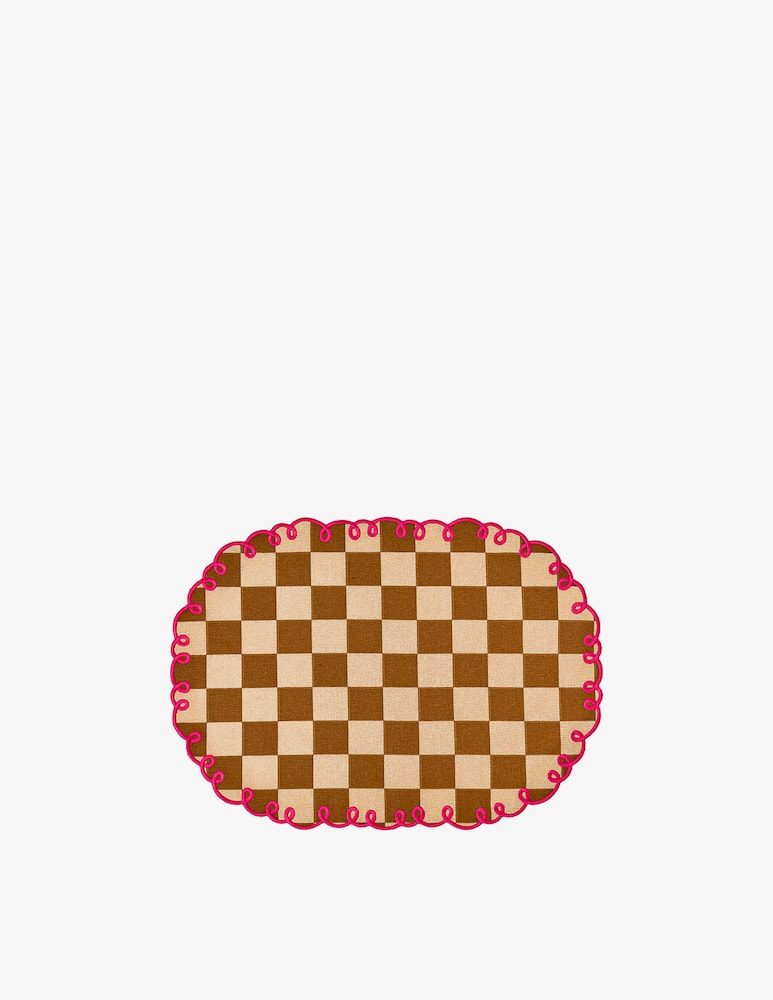 rinascente Bitossi Ceramiche Dama Set of 2 Placemats 48x35cm