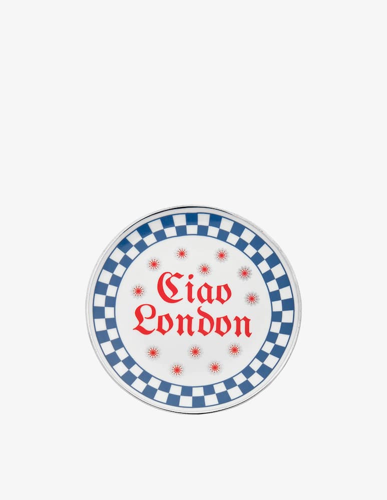 rinascente Bitossi Ceramiche Ciao Mondo London Saucer 15cm