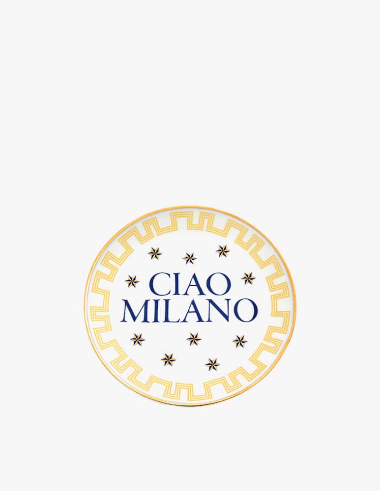 rinascente Bitossi Ceramiche Ciao Mondo Piattino Milano 15cm